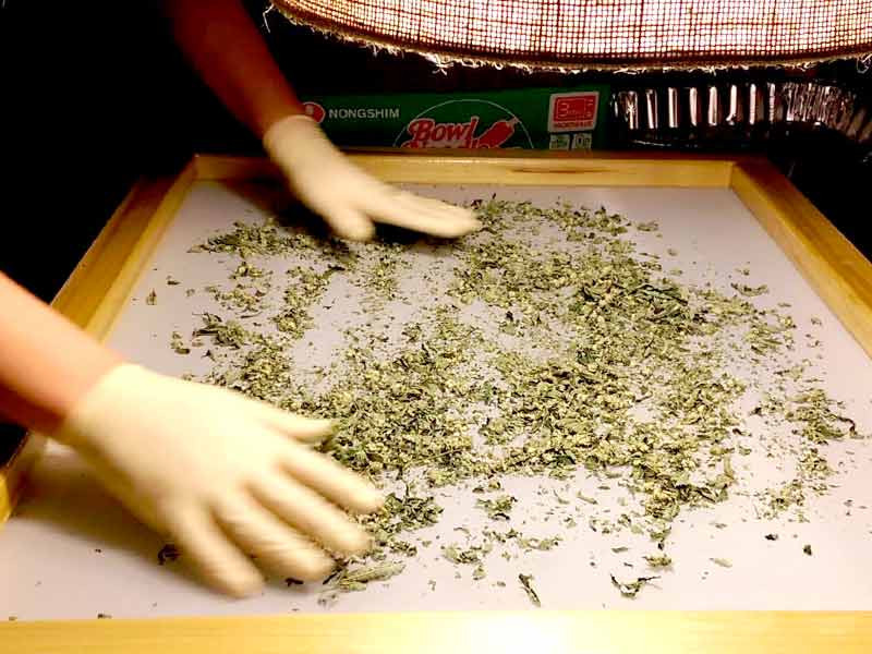 Сухое просеивание Просеивание