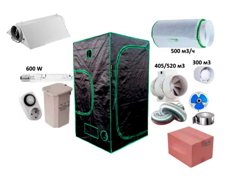 Оборудование для гроубокса Оборудование для гроутента